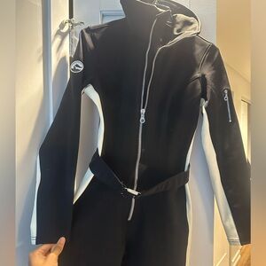 Cordova Ski Suit: Black/M